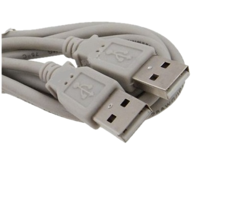 Кабель USB 2.0 вилка А / вилка А 5м ​​серый (1186)