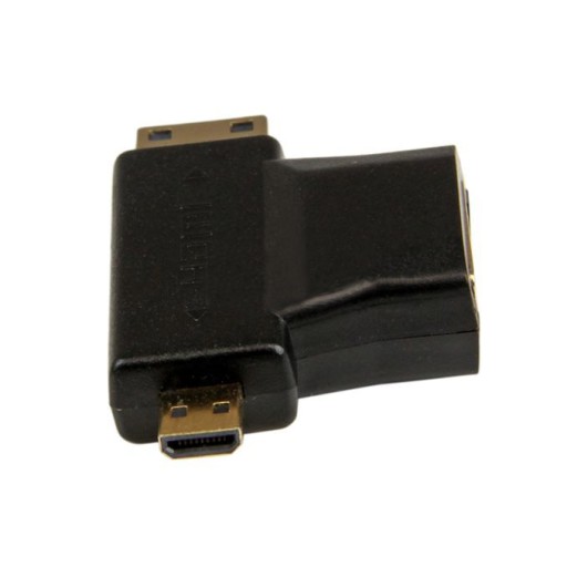 Адаптер 2в1 HDMI - MicroHDMI Адаптер MiniHDMI