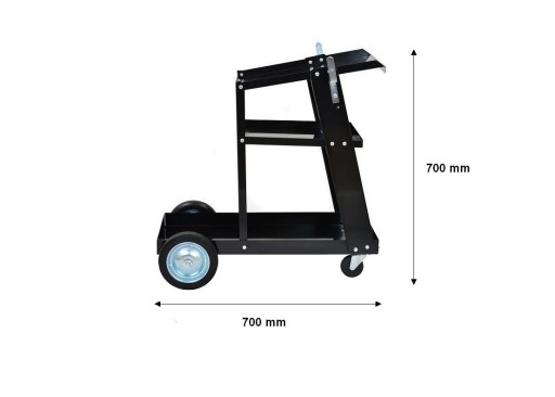 СВАРОЧНАЯ ТЕЛЕЖКА ДЛЯ СВАРОЧНЫХ МАШИН с полкой для баллонов