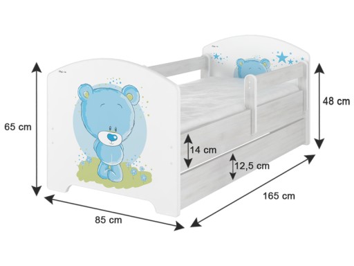 Детская кроватка 160Х80 BABY BOO, матрас ПК ПБ