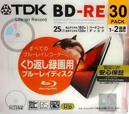 TDK BD-RE 25ГБ Возможность печати-перезаписи 1шт. конверт для компакт-диска