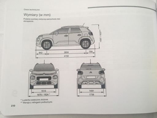 Citroen C3 aircross польское руководство по эксплуатации 2017-