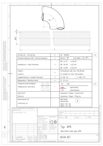 Воздушная трубка fi60 WEBASTO PLANAR EBER