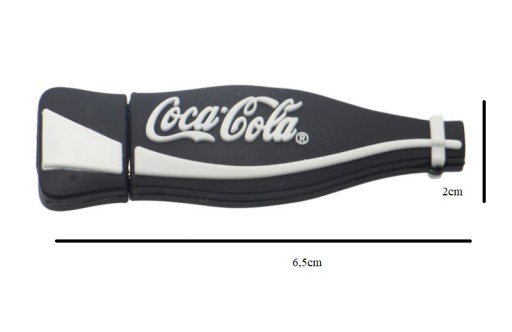 ФЛЕШКА 8 ГБ USB-БУТЫЛКА COCA COLA ЧЕРНЫЙ БЕЛЫЙ