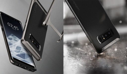 Тонкий чехол SPIGEN орхико-серого цвета для SAMSUNG ПРИМЕЧАНИЕ 8