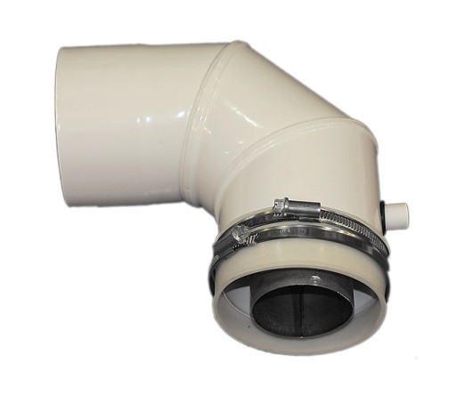 Adapter Vaillant 60/100 Turbo kolano 90 odskrapl
