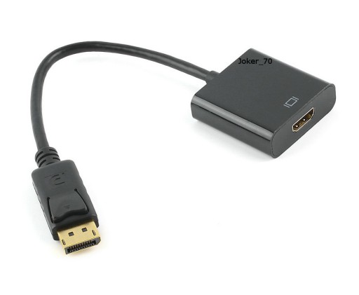 Кабель-переходник DP DisplayPort на HDMI zPL