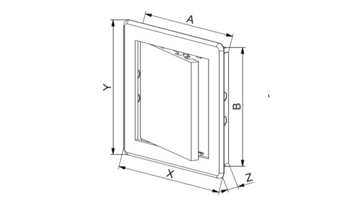 AWENTA INVISION DOOR DT18 250x330 КРЫШКА