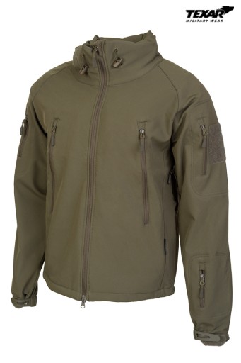 Texar SOFTSHELL JACKET FALCON Капюшон OLIV - XXL