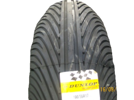 ШИНА DUNLOP 190/55/17 KR393 SLICK RAIN