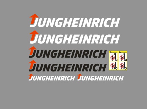 Наклейки для вилочных погрузчиков Jungheinrich TFG