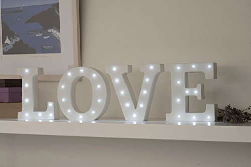 ŚLUB LED LOVE NAPIS 3D 20 CM DREWNIANY
