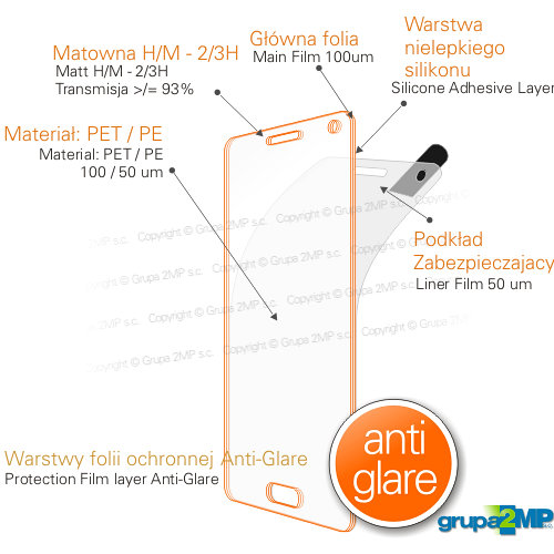 GLLASER MAX matt AG Защитная пленка Garmin EDGE 520