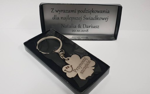 BRELOK KONICZYNKA GRAWER srebrny Dzień Taty Ojca