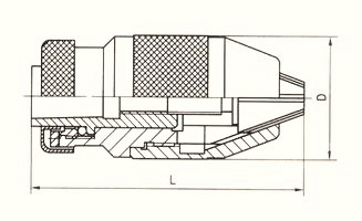 Патрон для сверла B16 1-16мм + хвостовик MK3 MASSIVE