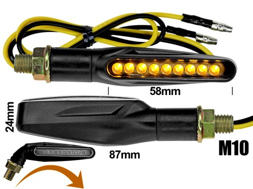 4 светодиодных указателя поворота SLIM QUAD