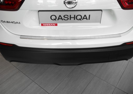 Накладка на бампер багажника NISSAN QASHQAI FL 2017-21