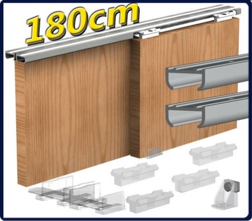 Шкаф раздвижной AP18 APIS, комплект фурнитуры, 2 шт. - 1800 мм