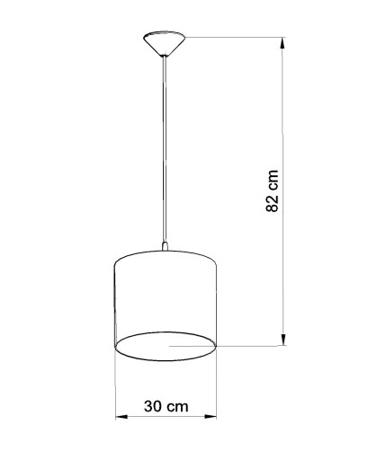 Lampa Wisząca Dla Dziecka PIŁKA C 30 Oprawa Zwis