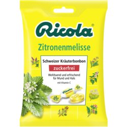 RICOLA CUKIERKI CYTRYNA MELISA 75G BEZ CUKRU