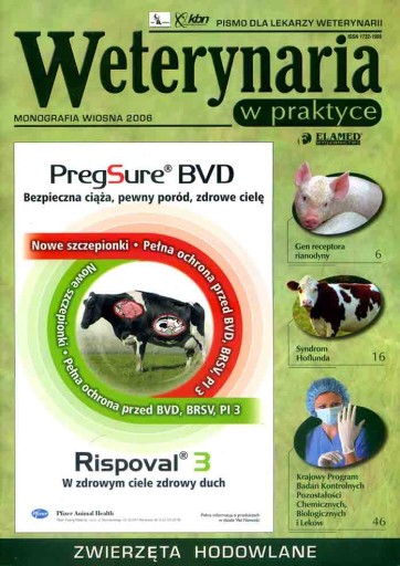 ВЕТЕРИНАРНЫЙ ЖУРНАЛ - июнь 2009 монография