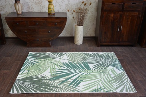 ПЛОСКИЙ ТКАНЫЙ КОВЕР ДЖУТОВЫЙ 120x170 JUNGLE LEAF #B641