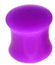 TUNELE PLUGI FIOLETOWY AKRYLOWY PLUG 5 mm
