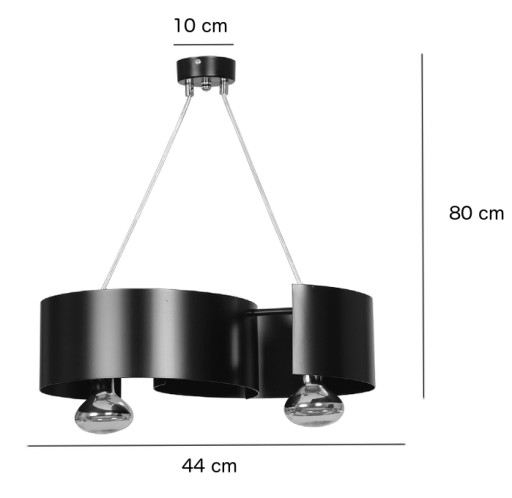 NOWOCZESNA LAMPA VIXON KOLORY ŻARÓWKI LED EMIBIG