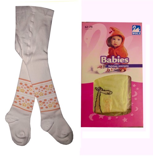 Колготки детские Wola Babies 5016 хлопок 62-74