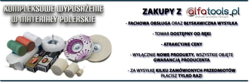 TARCZA POLERSKA BAWEŁNA 180X15X20 EFEKT LUSTRA
