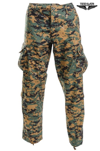 Брюки в стиле милитари ACU WOODLAND DIGITAL / Marpat XL