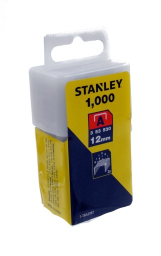 Скобы скобы A stanley 12мм 1000шт. TRA208T1