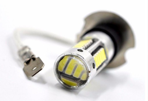 H3 LED 30 SMD 4014 ДХО + стабилизатор + линза 12В