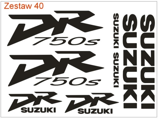 Наклейки Suzuki DR 125 350 600 650 750 800s 600s