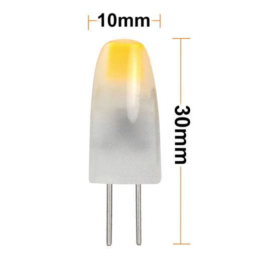 G4 Светодиодная лампа 1Вт=8Вт теплый белый AC/DC 12В MENGS
