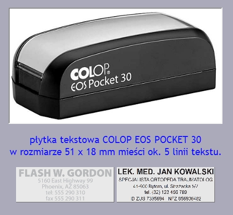 COLOP EOS POCKET 30 КАРМАННАЯ ПЕЧАТЬ