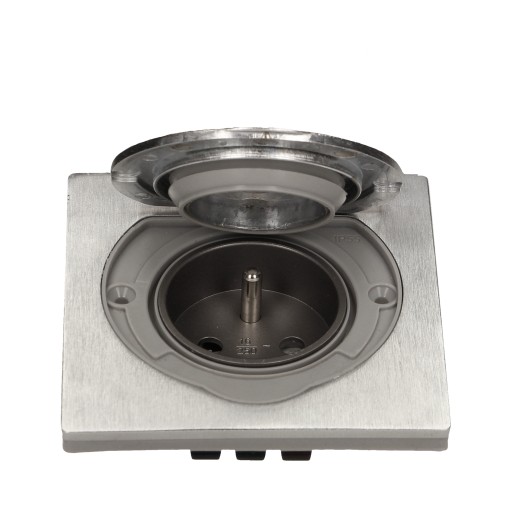 Розетка электрическая герметичная IP55 стальная OR-AE-1397