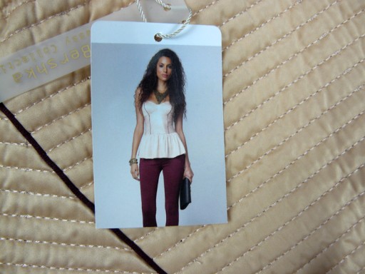 Bershka new corset top tuba tuba beige satin m m