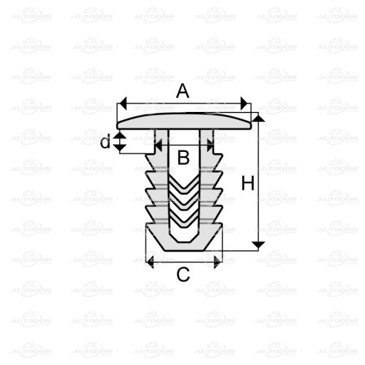 ALFA ROMEO FIAT LANCIA SPINKA WCISK WYCISZENIA