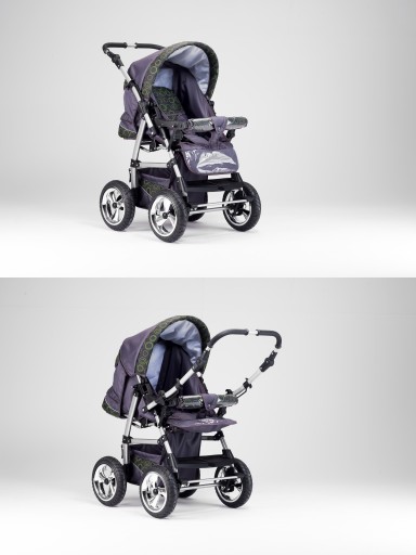 ПОЛЬСКАЯ КОЛЯСКА + СИДЕНЬЕ ISOFIX - 3в1 - 53 цвета