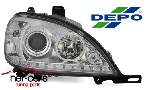 ЛАМПЫ ФАР MERCEDES ML W163 01-05 LED C