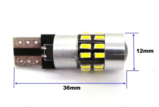 żarówka LED W5W 12-24V CANBUS T10, W10W W16W 330lm