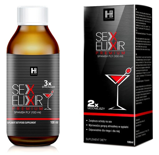 SEX ELIXIR PREMIUM HISZPAŃSKA MUCHA LIBIDO MOCNE LIBIDO OCHOTA ORGAZM 100ML