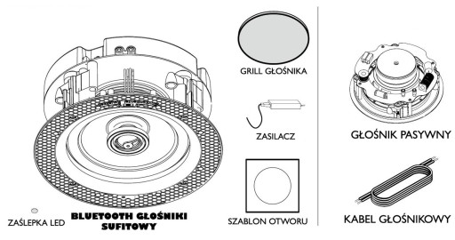 LITHE AUDIO ZESTAW GŁOŚNIKÓW Z BLUETOOTH IP44