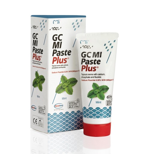 GC PASTE MI PASTE PLUS МЯТА С ФТОРИДНОЙ ЖИДКОЙ ГЛАЗУРЬЮ 35мл FV