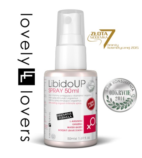 Lovely Lovers LibidoUP SPRAY 50ml = WIĘKSZY ORGAZM