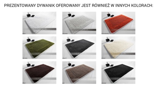 DYWANIK GRUBY BAWEŁNA MOCA DESIGN 60x100 ECRUE