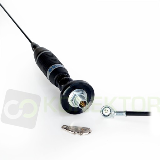 SIRIO OMEGA 27 BLACK 95cm + UCHWYT RELINGOWY BRV-3