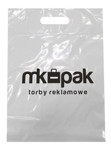 Reklamówki Torby Foliowe z Nadrukiem 30x40 100 szt