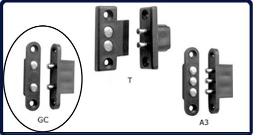 Электроконтакты - электрические контакты GC 2 контакта
